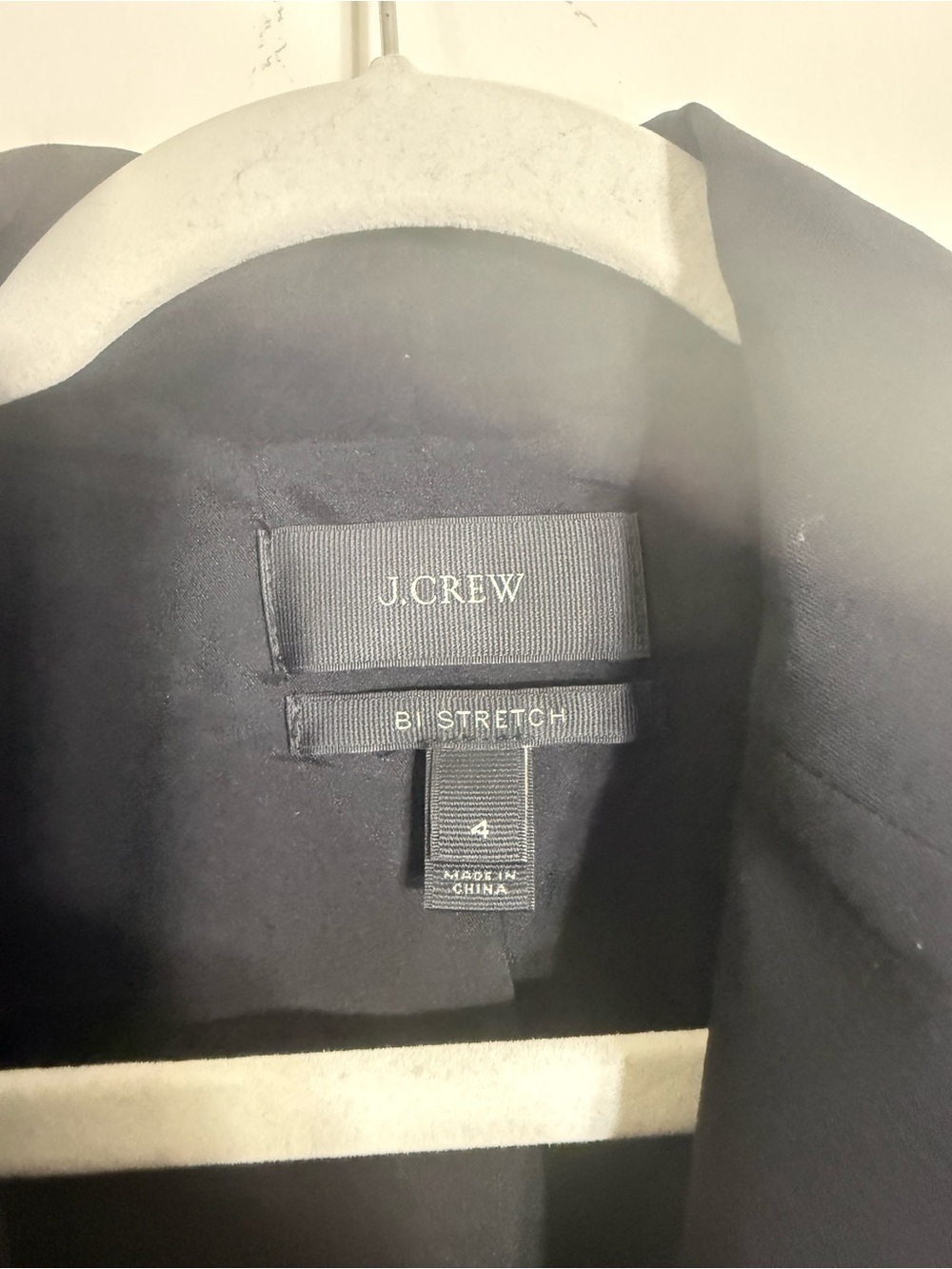 J. Crew 1035 Bi Stretch Blazer Italian Wool One Button 4 - Picture 4 of 6